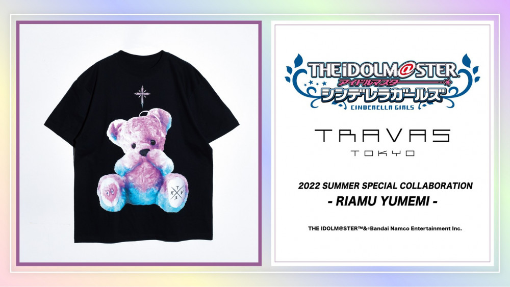 TRAVAS TOKYO デレマス 夢見りあむ クマ Tシャツ アイドルマスター